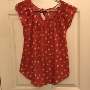 LC Lauren Conrad Flutter Sleeve Blouse